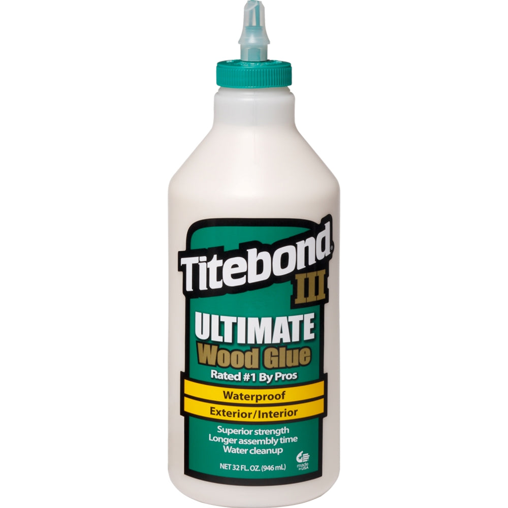 Titebond 1415 III Ultimate Exterior Wood Glue Quart 32 fl oz