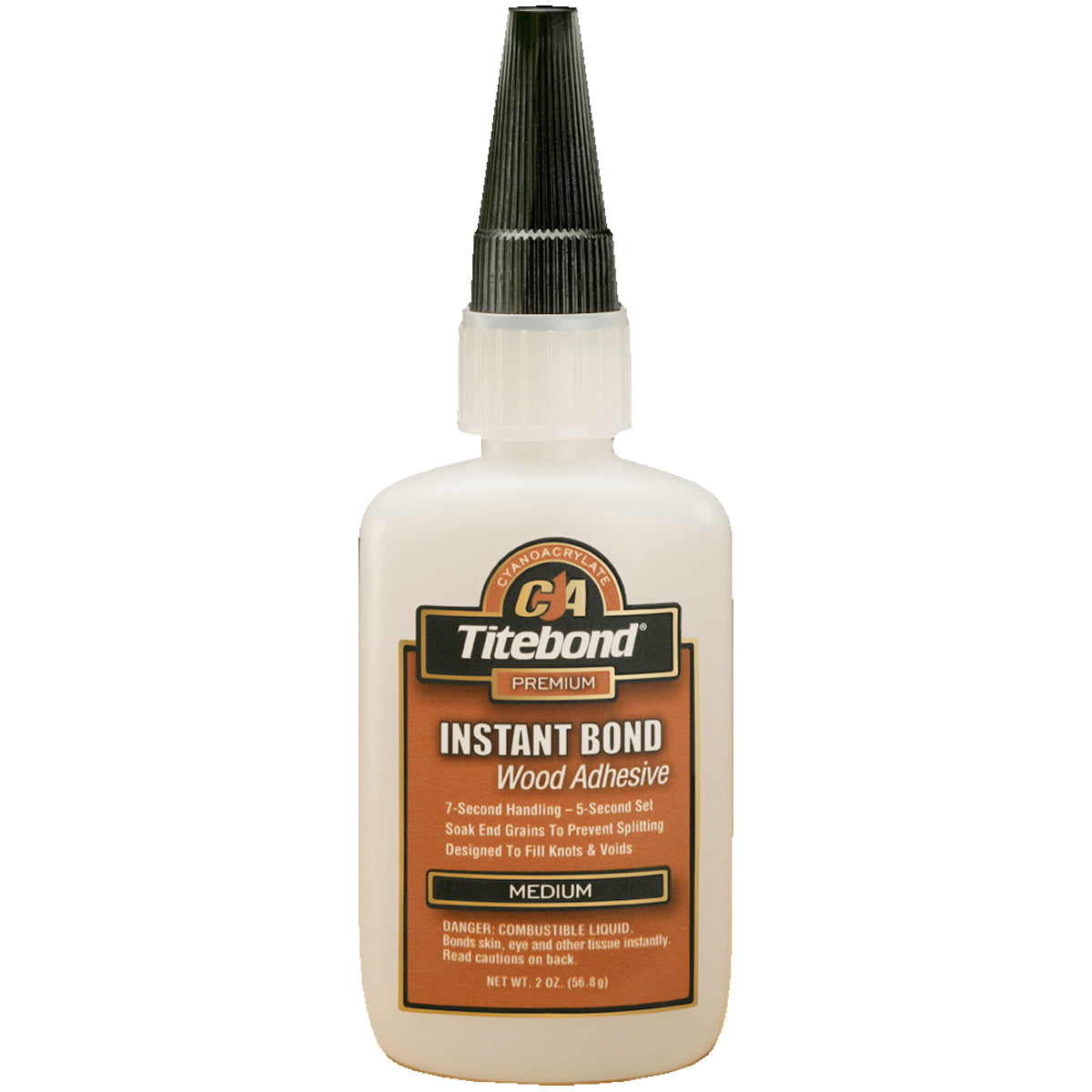 Titebond 6211 Medium Instant Bond CA Superglue, 2oz